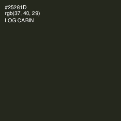 #25281D - Log Cabin Color Image